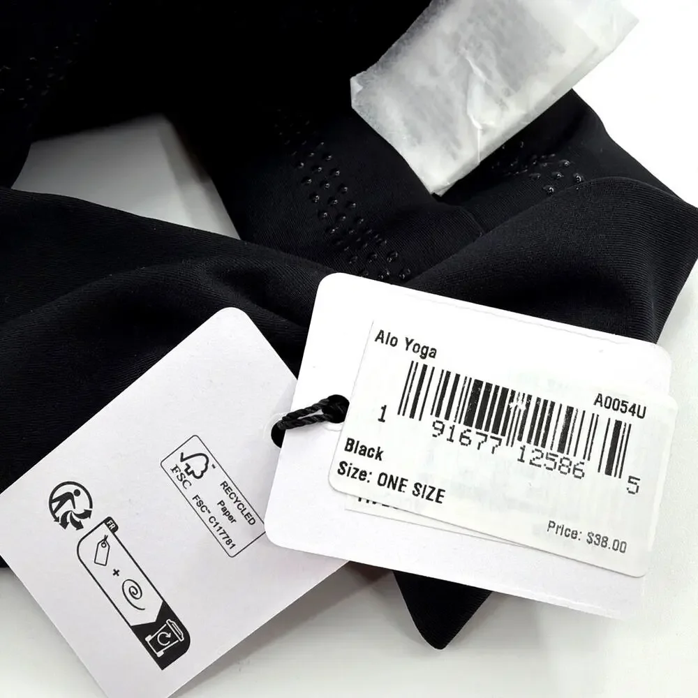 Alo Yoga Black Airlift Headband One Size